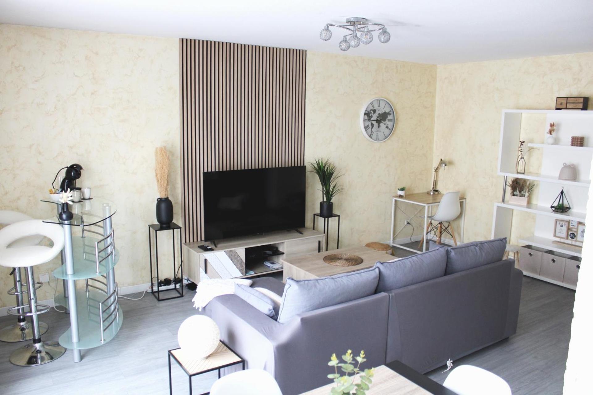 Cosy Appart - Balcon, Parking, Spacieux T2 - Proche Eurexpo Stade Saint-Priest  Luaran gambar